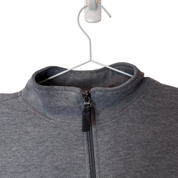 Marvin Richards grey mock neck full zip up jacket size S - Picture 2 of 9